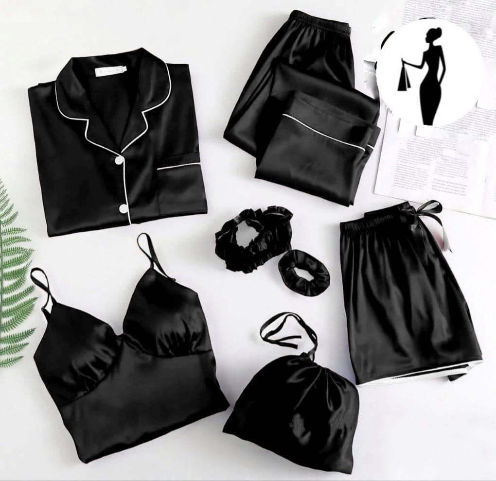 https://www.khalifabazaar.com › products › elegant-black-silk-lace-camisole-set-1-pcs-lightweight-comfort