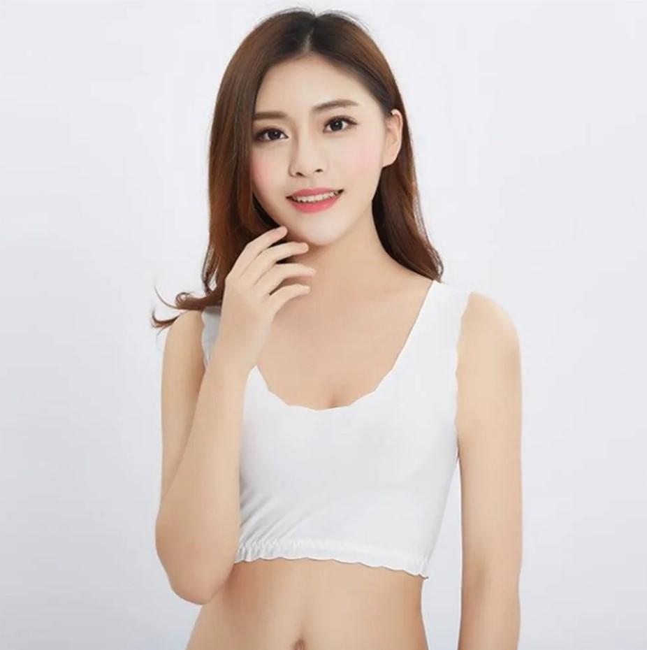 Silk Plain Comfortable And Lightweight Non-Padded Bra