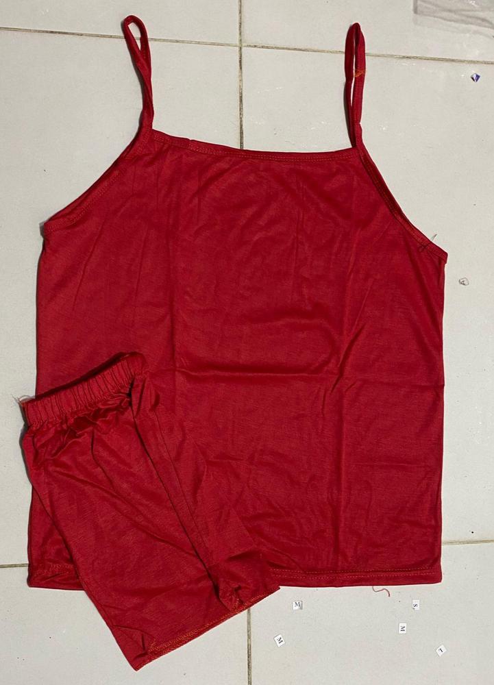 Cotton Jersey Plain Comfortable And Lightweight Camisole Set